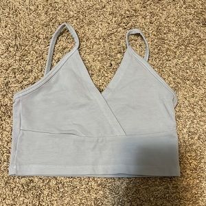 NWT Blue Brandy Melville crossover tank